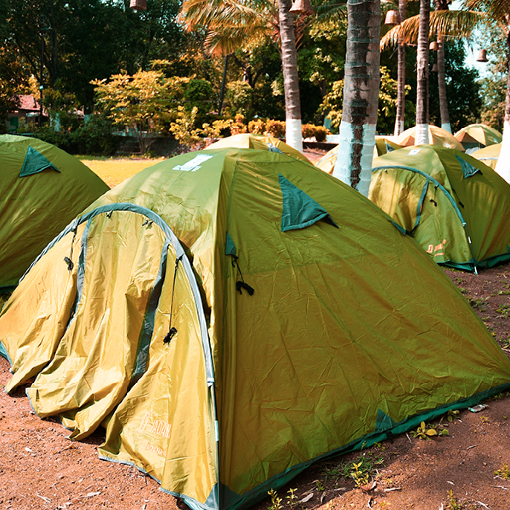 Ground tents, Awas, Alibaug